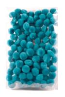 Pompony turkusowe 10 mm , opak. 100 szt. , Kod : TL-POM 10 38 Pompony turkusowe 10 mm , opak. 100 szt. , Kod : TL-POM 10 38